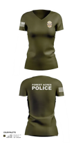 FOREST ACRES POLICE DEPARTMENT 85574925 Women's Short Sleeve V-neck Shirt - 33