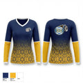 Gridley Bulldogs 26980450 Women's Long Sleeve V-neck Shirt - 1