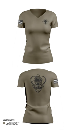 Womens Short Sleeve Vneck Shirt, CJTF-HOA, Army, Teamtime, Team time, sublimation, custom sports apparel, team uniforms, spirit wear, spiritwear, sports uniforms, custom shirts, team store, custom team store, fundraiser sports, apparel fundraiser