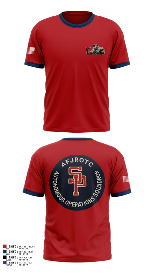 Short Sleeve Performance Shirt, AFJROTC MS-081 DRONE TEAM, , Teamtime, Team time, sublimation, custom sports apparel, team uniforms, spirit wear, spiritwear, sports uniforms, custom shirts, team store, custom team store, fundraiser sports, apparel fundraiser