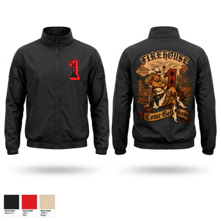Windbreaker, Station 1, Fire Department, Teamtime, Team time, sublimation, custom sports apparel, team uniforms, spirit wear, spiritwear, sports uniforms, custom shirts, team store, custom team store, fundraiser sports, apparel fundraiser