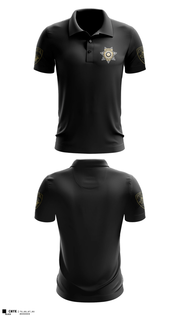 Short Sleeve Performance Polo, Rockdale Police Department, Police, Teamtime, Team time, sublimation, custom sports apparel, team uniforms, spirit wear, spiritwear, sports uniforms, custom shirts, team store, custom team store, fundraiser sports, apparel fundraiser