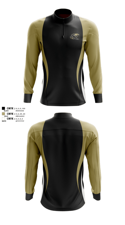 Staunton River Golden Eagles 76845210 Quarter Zip Jacket - 1