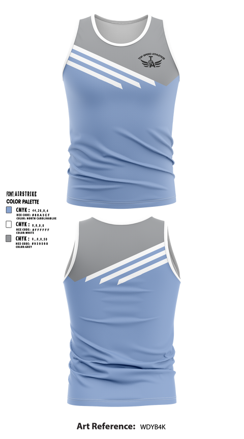 Tank Top, Top Speed Athletics, Track & Field, Teamtime, Team time, sublimation, custom sports apparel, team uniforms, spirit wear, spiritwear, sports uniforms, custom shirts, team store, custom team store, fundraiser sports, apparel fundraiser