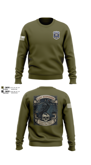 Crew Neck Sweatshirt, Trumbull County Homicide Investigation and Prosecution Unit, , Teamtime, Team time, sublimation, custom sports apparel, team uniforms, spirit wear, spiritwear, sports uniforms, custom shirts, team store, custom team store, fundraiser sports, apparel fundraiser