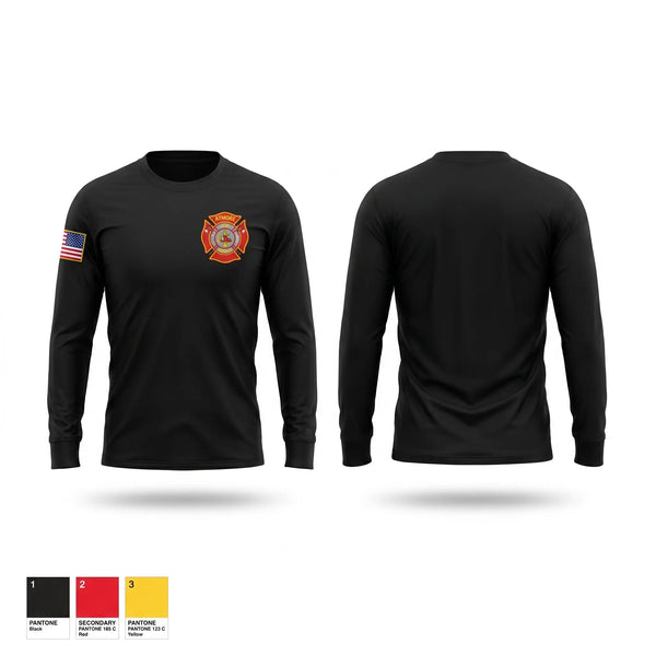 Long Sleeve Performance Shirt, Atmore Fire Department, Fire Department, Teamtime, Team time, sublimation, custom sports apparel, team uniforms, spirit wear, spiritwear, sports uniforms, custom shirts, team store, custom team store, fundraiser sports, apparel fundraiser