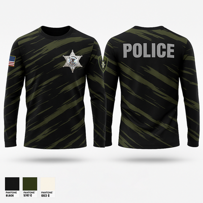 Nashville Police Department 22695418 Long Sleeve Performance Shirt 1
