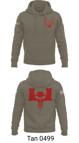Hoodie, B co 334th BEB, , Teamtime, Team time, sublimation, custom sports apparel, team uniforms, spirit wear, spiritwear, sports uniforms, custom shirts, team store, custom team store, fundraiser sports, apparel fundraiser