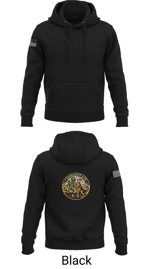 Hoodie, 412th Military Working Dog, Air Force, Teamtime, Team time, sublimation, custom sports apparel, team uniforms, spirit wear, spiritwear, sports uniforms, custom shirts, team store, custom team store, fundraiser sports, apparel fundraiser