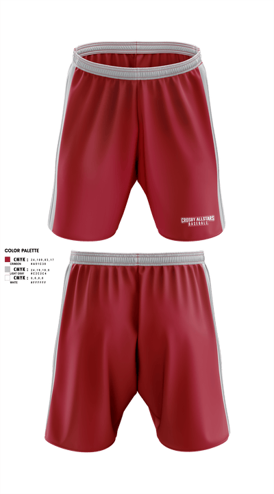 Crosby Allstars 80815337 Athletic Shorts With Pockets - 1