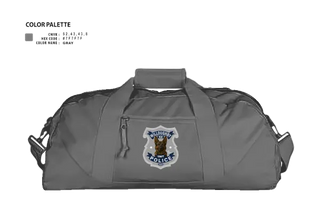 Duffle Bag, Willoughby Police K9 Unit, Police, Teamtime, Team time, sublimation, custom sports apparel, team uniforms, spirit wear, spiritwear, sports uniforms, custom shirts, team store, custom team store, fundraiser sports, apparel fundraiser