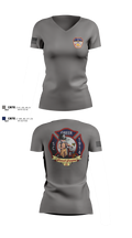 City Of Greer FD Women's Short Sleeve V-neck Shirt - 9