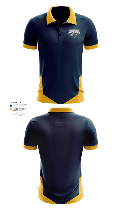 Godwin Heights Wolverines Short Sleeve Performance Polo - 21