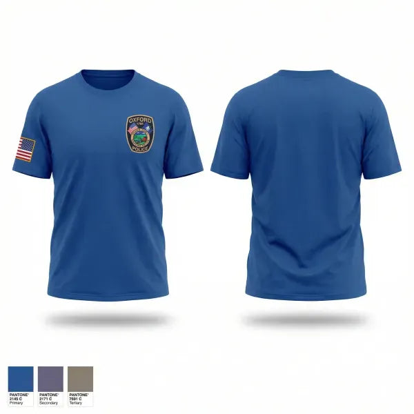 Oxford Police Department 69686108 Old School Cotton Feel Shirt - 1