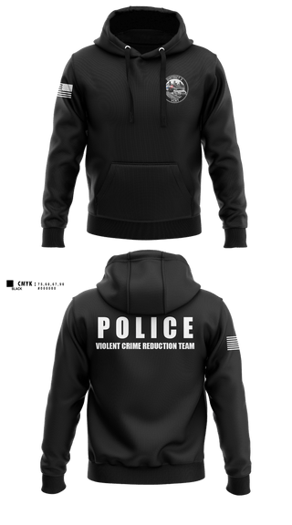 Hoodie, D3 Violent Crimes Reduction Team, Police, Teamtime, Team time, sublimation, custom sports apparel, team uniforms, spirit wear, spiritwear, sports uniforms, custom shirts, team store, custom team store, fundraiser sports, apparel fundraiser