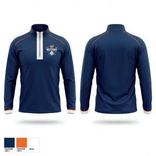 Quarter Zip Jacket, Westmont Youth Baseball, Baseball, Teamtime, Team time, sublimation, custom sports apparel, team uniforms, spirit wear, spiritwear, sports uniforms, custom shirts, team store, custom team store, fundraiser sports, apparel fundraiser