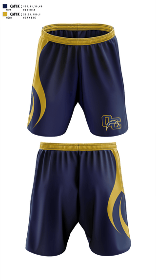Athletic Shorts With Pockets, Oakmont chargers, , Teamtime, Team time, sublimation, custom sports apparel, team uniforms, spirit wear, spiritwear, sports uniforms, custom shirts, team store, custom team store, fundraiser sports, apparel fundraiser