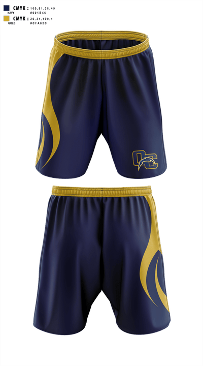 Oakmont chargers 45930707 Athletic Shorts With Pockets - 1