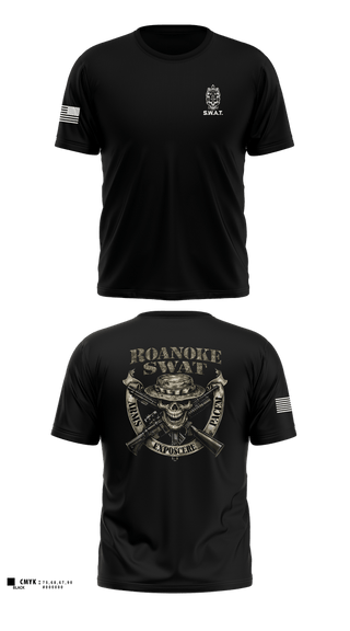 Short Sleeve Performance Shirt, Roanoke SWAT, Police, Teamtime, Team time, sublimation, custom sports apparel, team uniforms, spirit wear, spiritwear, sports uniforms, custom shirts, team store, custom team store, fundraiser sports, apparel fundraiser