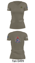 22 MPAD 53180921 Women's Short Sleeve V-neck Shirt - 68