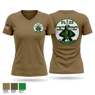 Womens Long Sleeve Vneck Shirt, Choctaw Air Force jortc, Air Force, Teamtime, Team time, sublimation, custom sports apparel, team uniforms, spirit wear, spiritwear, sports uniforms, custom shirts, team store, custom team store, fundraiser sports, apparel fundraiser