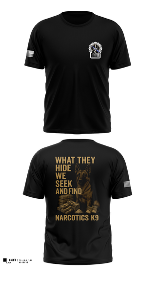 Old School Cotton Feel Shirt, Narcotics K9, , Teamtime, Team time, sublimation, custom sports apparel, team uniforms, spirit wear, spiritwear, sports uniforms, custom shirts, team store, custom team store, fundraiser sports, apparel fundraiser