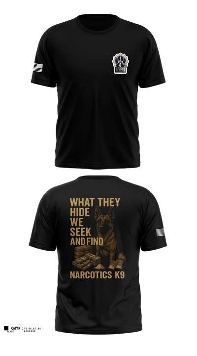 Narcotics K9 63808896 Old School Cotton Feel Shirt - 1