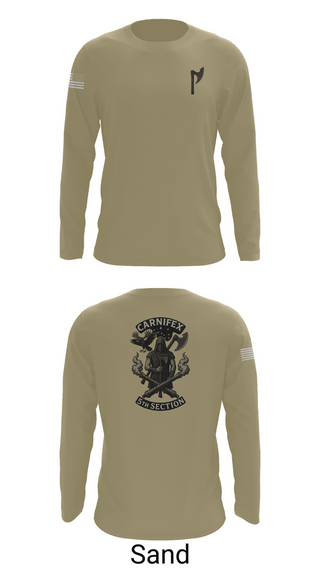 Long Sleeve Performance Shirt, 2-8 FA, C BTRY, , Teamtime, Team time, sublimation, custom sports apparel, team uniforms, spirit wear, spiritwear, sports uniforms, custom shirts, team store, custom team store, fundraiser sports, apparel fundraiser