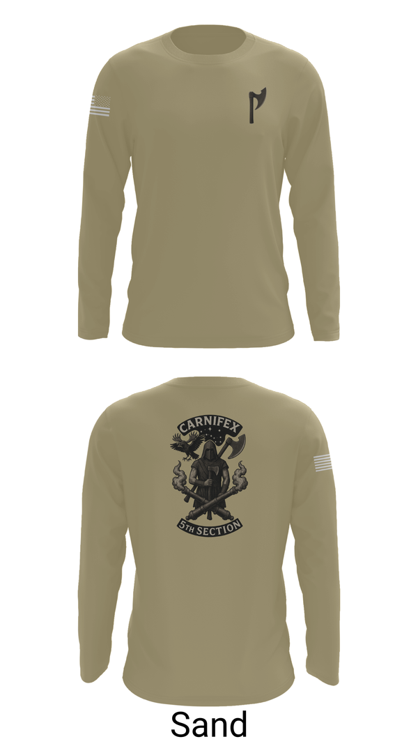 Long Sleeve Performance Shirt, 2-8 FA, C BTRY, , Teamtime, Team time, sublimation, custom sports apparel, team uniforms, spirit wear, spiritwear, sports uniforms, custom shirts, team store, custom team store, fundraiser sports, apparel fundraiser