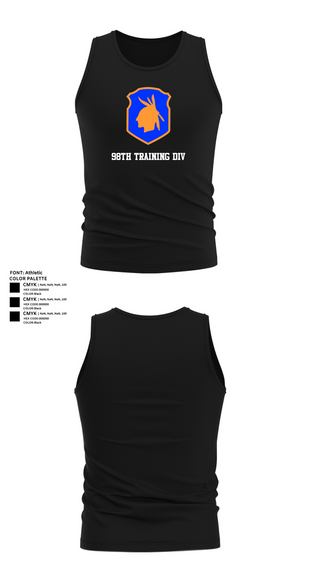 Tank Top, 98th training div, , Teamtime, Team time, sublimation, custom sports apparel, team uniforms, spirit wear, spiritwear, sports uniforms, custom shirts, team store, custom team store, fundraiser sports, apparel fundraiser