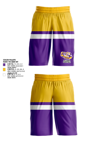 Tallassee High School Basketball 57029493 Womens Basketball Shorts - 1