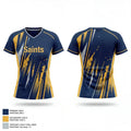 Saints 91461976 Women's Short Sleeve V-neck Shirt - 1