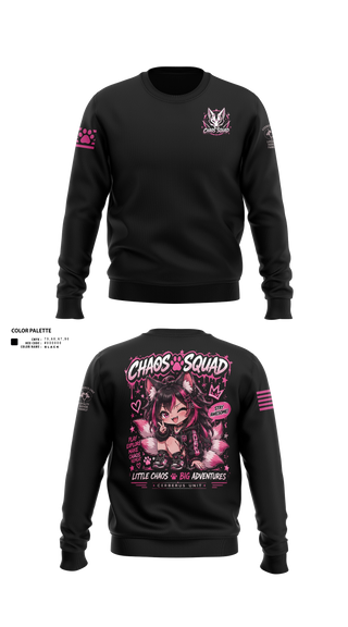 Crew Neck Sweatshirt, C.s.nine tails, E-Sports, Teamtime, Team time, sublimation, custom sports apparel, team uniforms, spirit wear, spiritwear, sports uniforms, custom shirts, team store, custom team store, fundraiser sports, apparel fundraiser