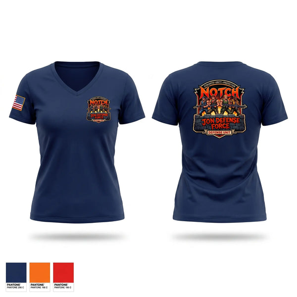 Womens Short Sleeve Vneck Shirt, JDF, Navy, Teamtime, Team time, sublimation, custom sports apparel, team uniforms, spirit wear, spiritwear, sports uniforms, custom shirts, team store, custom team store, fundraiser sports, apparel fundraiser