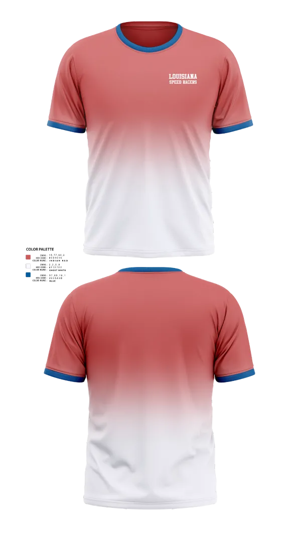 Short Sleeve Performance Shirt, Louisiana Speed Racers, Track & Field, Teamtime, Team time, sublimation, custom sports apparel, team uniforms, spirit wear, spiritwear, sports uniforms, custom shirts, team store, custom team store, fundraiser sports, apparel fundraiser