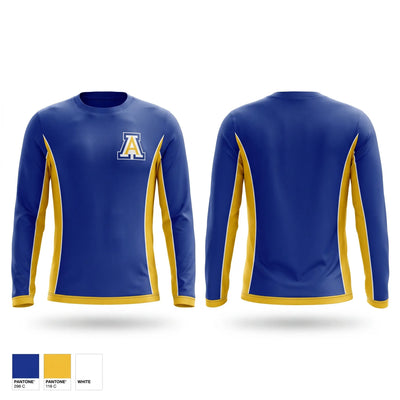 Velva Aggies Long Sleeve Performance Shirt 1