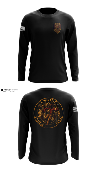Long Sleeve Performance Shirt, Full House, Fire Department, Teamtime, Team time, sublimation, custom sports apparel, team uniforms, spirit wear, spiritwear, sports uniforms, custom shirts, team store, custom team store, fundraiser sports, apparel fundraiser