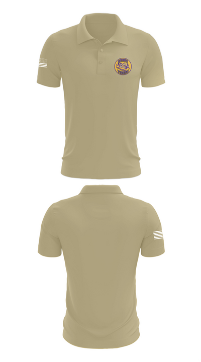 GEAUX TIGERS 48767025 Short Sleeve Performance Polo - 87