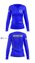 BRTC/LETA Women's Long Sleeve V-neck Shirt - 10