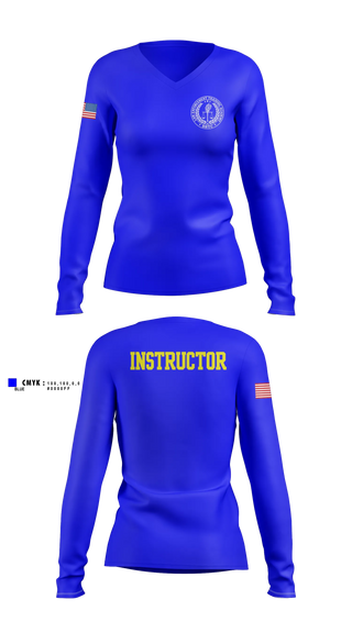 Womens Long Sleeve Vneck Shirt, BRTC/LETA, Police, Teamtime, Team time, sublimation, custom sports apparel, team uniforms, spirit wear, spiritwear, sports uniforms, custom shirts, team store, custom team store, fundraiser sports, apparel fundraiser