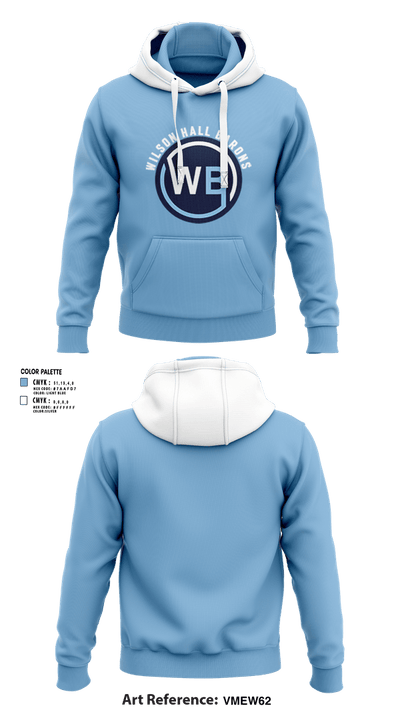 Wilson Hall Barons 71049334 Hoodie - 25