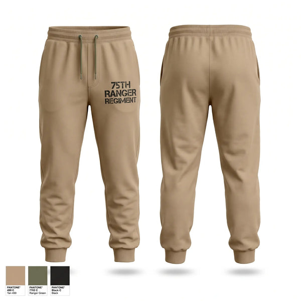 Sweatpants, 75th ranger regiment, Army, Teamtime, Team time, sublimation, custom sports apparel, team uniforms, spirit wear, spiritwear, sports uniforms, custom shirts, team store, custom team store, fundraiser sports, apparel fundraiser