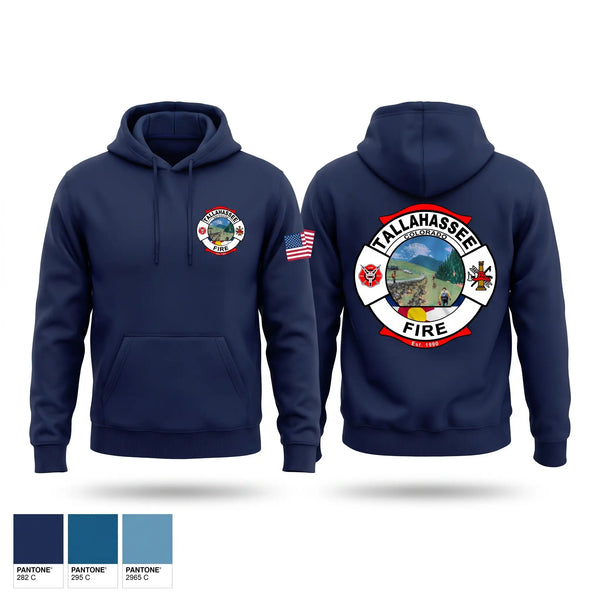 Hoodie, Tallahassee fire, Fire Department, Teamtime, Team time, sublimation, custom sports apparel, team uniforms, spirit wear, spiritwear, sports uniforms, custom shirts, team store, custom team store, fundraiser sports, apparel fundraiser