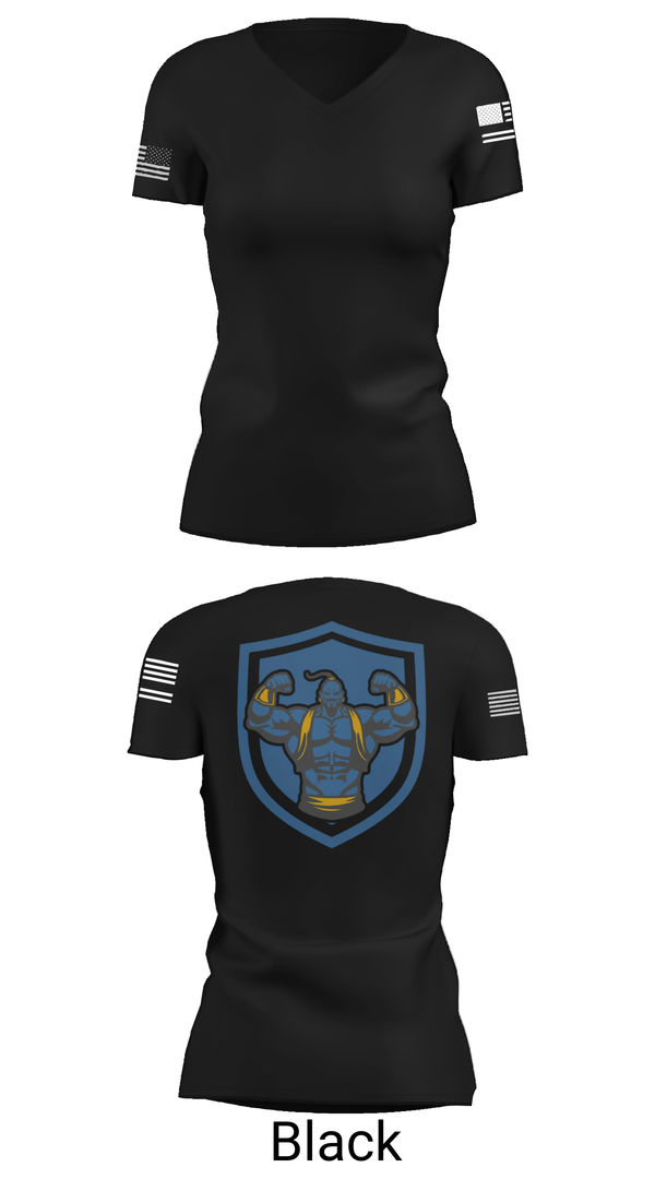 Womens Short Sleeve Vneck Shirt, 3rd Chemical Brigade H2F, Army, Teamtime, Team time, sublimation, custom sports apparel, team uniforms, spirit wear, spiritwear, sports uniforms, custom shirts, team store, custom team store, fundraiser sports, apparel fundraiser