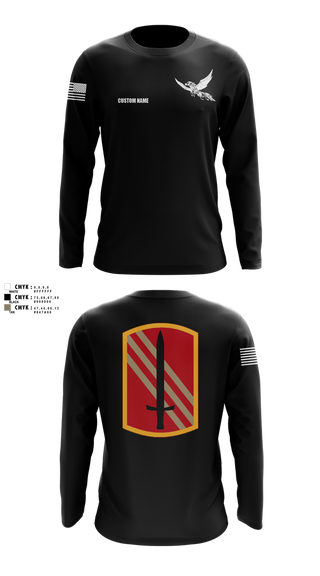 Long Sleeve Performance Shirt, 196th BDE SIG CO, , Teamtime, Team time, sublimation, custom sports apparel, team uniforms, spirit wear, spiritwear, sports uniforms, custom shirts, team store, custom team store, fundraiser sports, apparel fundraiser