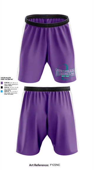 Athletic Shorts With Pockets, NTX Dynamites, Softball, Teamtime, Team time, sublimation, custom sports apparel, team uniforms, spirit wear, spiritwear, sports uniforms, custom shirts, team store, custom team store, fundraiser sports, apparel fundraiser