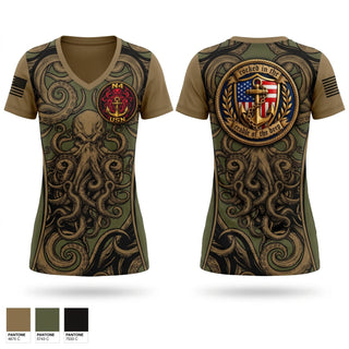 Womens Short Sleeve Vneck Shirt, N4, Navy, Teamtime, Team time, sublimation, custom sports apparel, team uniforms, spirit wear, spiritwear, sports uniforms, custom shirts, team store, custom team store, fundraiser sports, apparel fundraiser