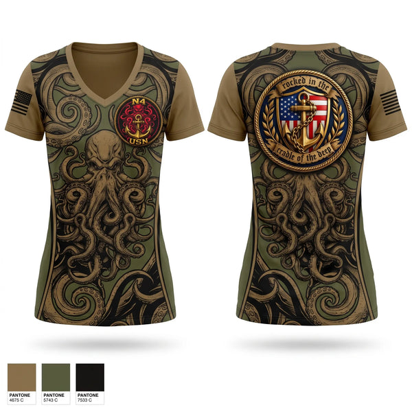 Womens Short Sleeve Vneck Shirt, N4, Navy, Teamtime, Team time, sublimation, custom sports apparel, team uniforms, spirit wear, spiritwear, sports uniforms, custom shirts, team store, custom team store, fundraiser sports, apparel fundraiser