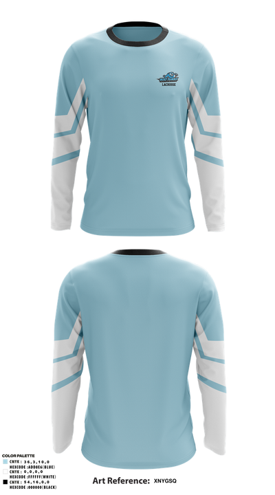 Holy Family University Lacrosse 37330829 Long Sleeve Performance Shirt 2