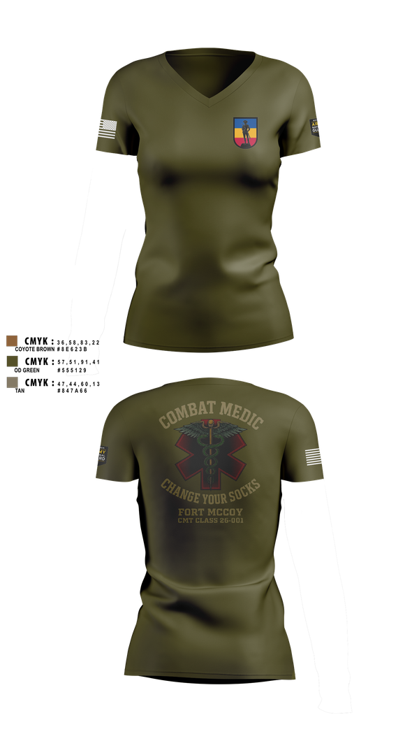 Womens Short Sleeve Vneck Shirt, 426 RTI, National Guard, Teamtime, Team time, sublimation, custom sports apparel, team uniforms, spirit wear, spiritwear, sports uniforms, custom shirts, team store, custom team store, fundraiser sports, apparel fundraiser